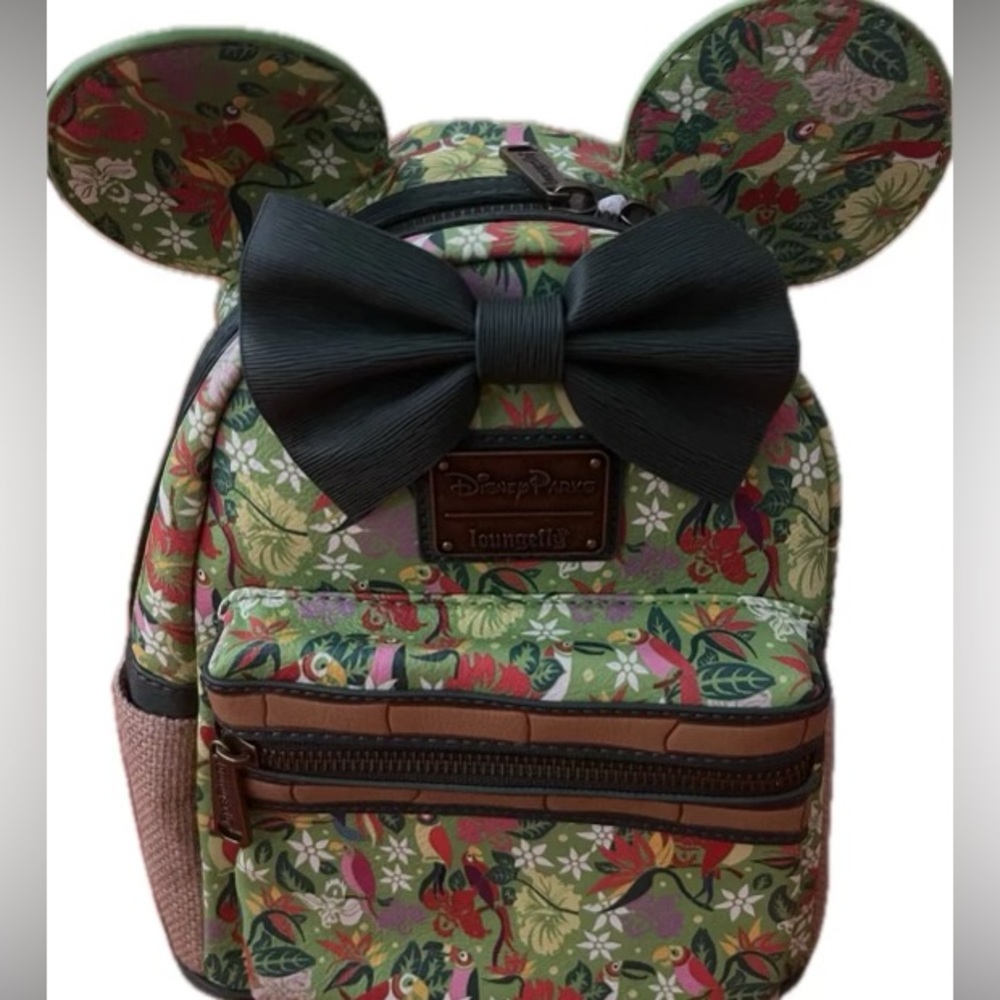 Tiki Minnie Mouse main attraction loungefly first edition backpack